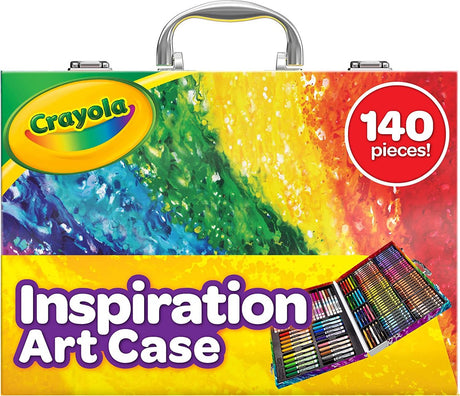 Crayola - hobbypakke - farvelægningskuffert inspiration til børn - 140 stk