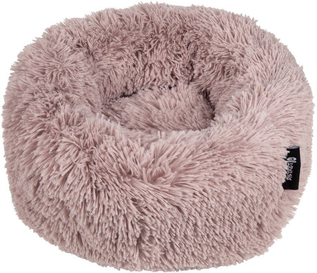 District 70 fuzz donut hondenmand - sand - small ø 45 cm
