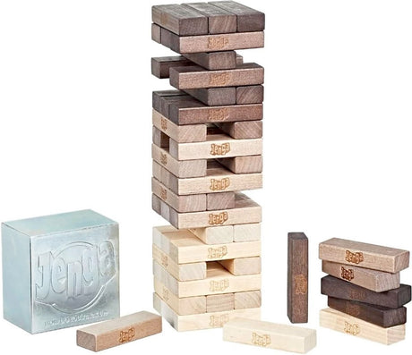 Hasbro spil hasbro jenga rustik serie - jenga færdighedsspil - actionspil