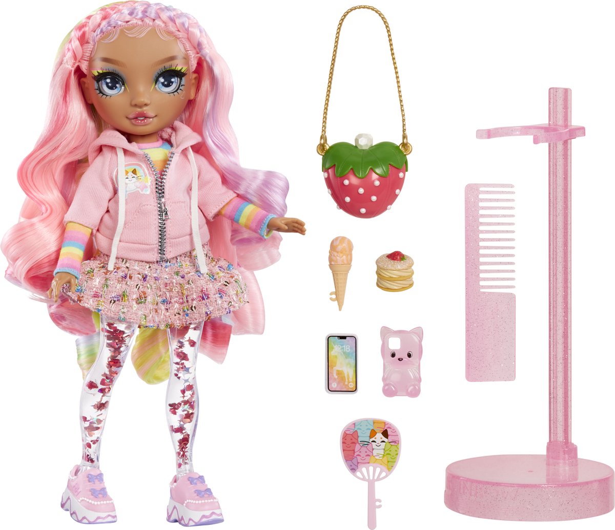 Rainbow high sparkle shine - modedukke - rosetta (pink)
