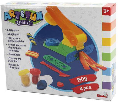 Simba 106329097 lerblåt, rødt, gult materiale til keramik og skulptur