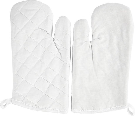 Creativ company https: www.cchobby.nl oven glove-size-18x28-cm-145-gr-white-2-piece-1-box