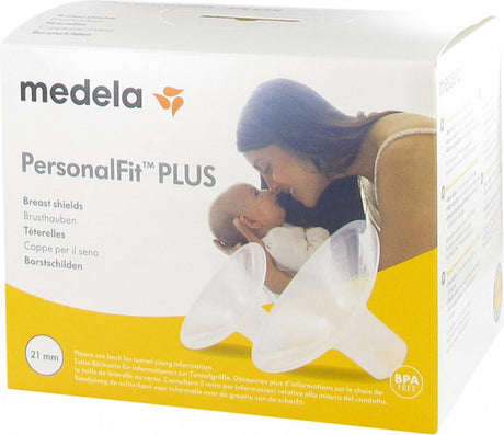 Medela personal fit plus brystskjold - 2 stk - str. s - 21 mm s