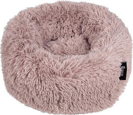 District 70 fuzz - hundeseng behagelig og blød plys - sand - lille ø 45 cm