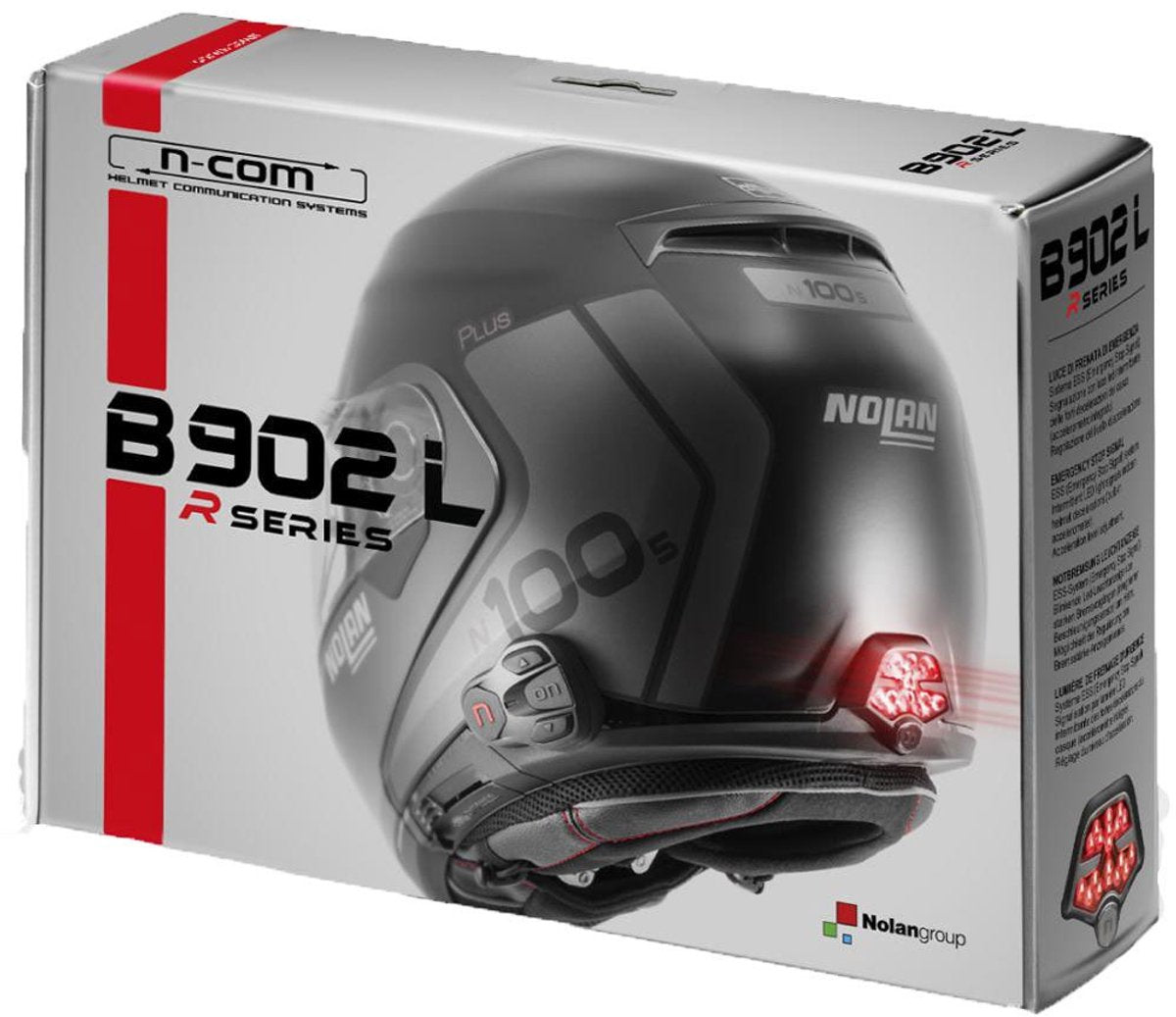 Nolan n-com b902l r bluetooth kommunikationssystem - brugerdefineret - bluetooth samtaleanlæg
