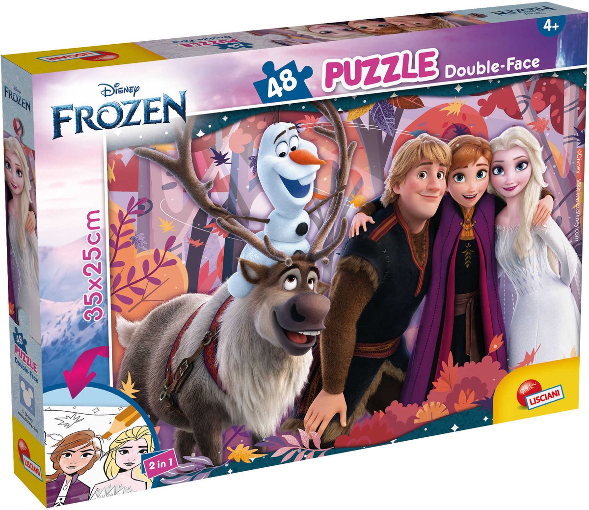 Lisciani disney puslespil df m-plus 48 frozen