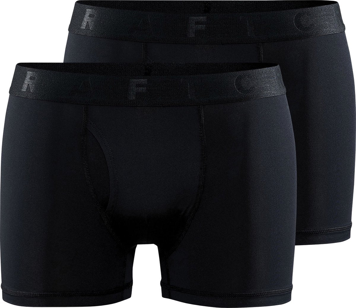 Craft active boxer 3-tommer 2-pack m herre sportsunderbukser - sorte