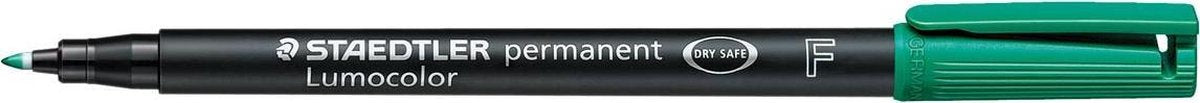 Staedtler lumocolor f permanent grøn