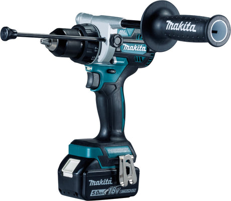Makita dhp486rtj 18v akku slagboremaskine og skruetrækker 2x 5.0ah i mbox