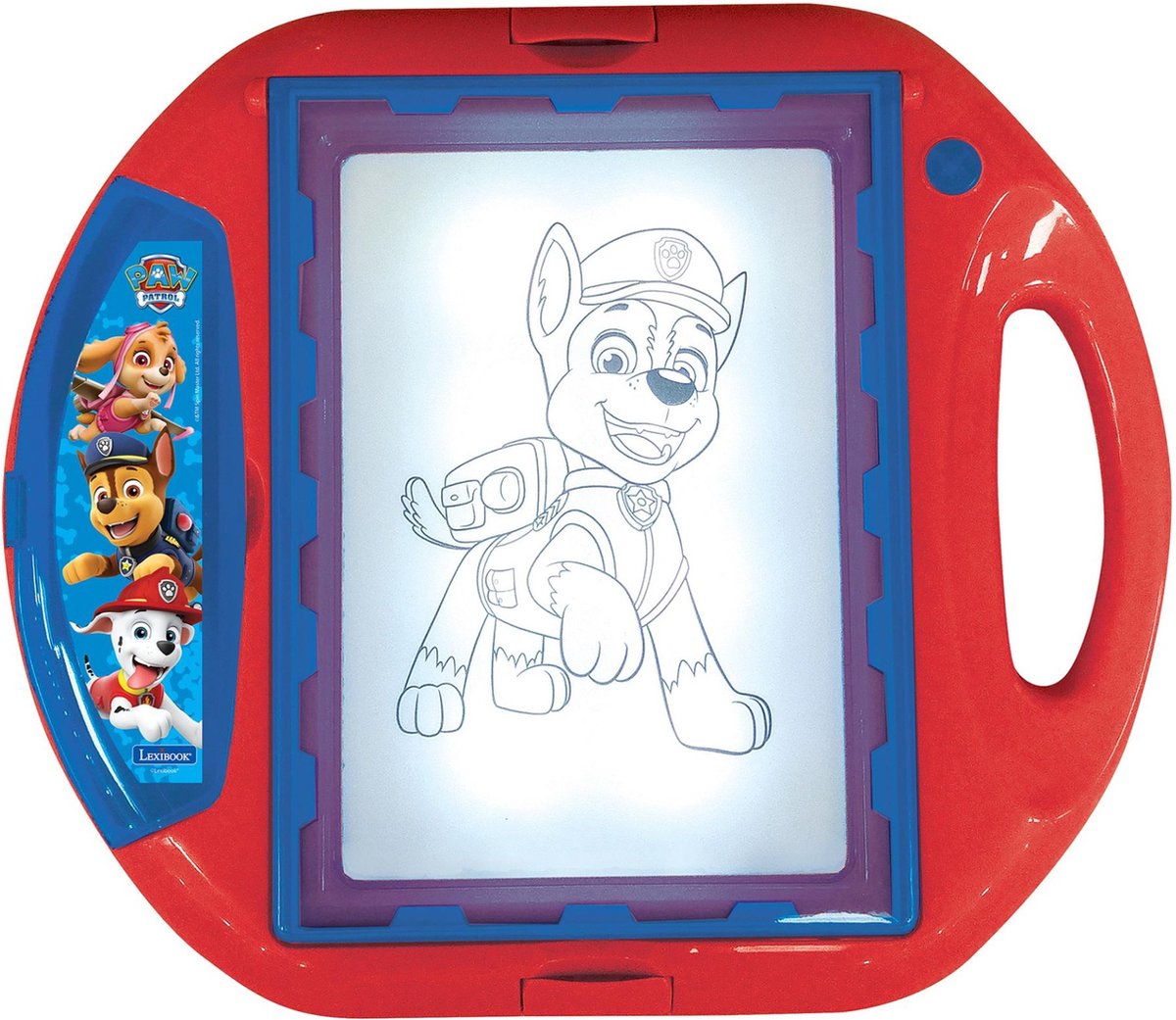 Paw patrulje tegneprojektor med kuglepenne og frimærker