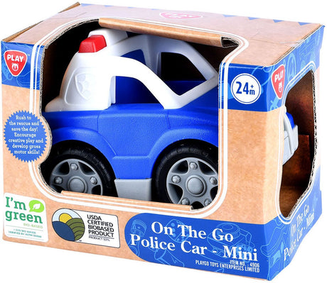 Playgo biobaseret politibil - 12cm