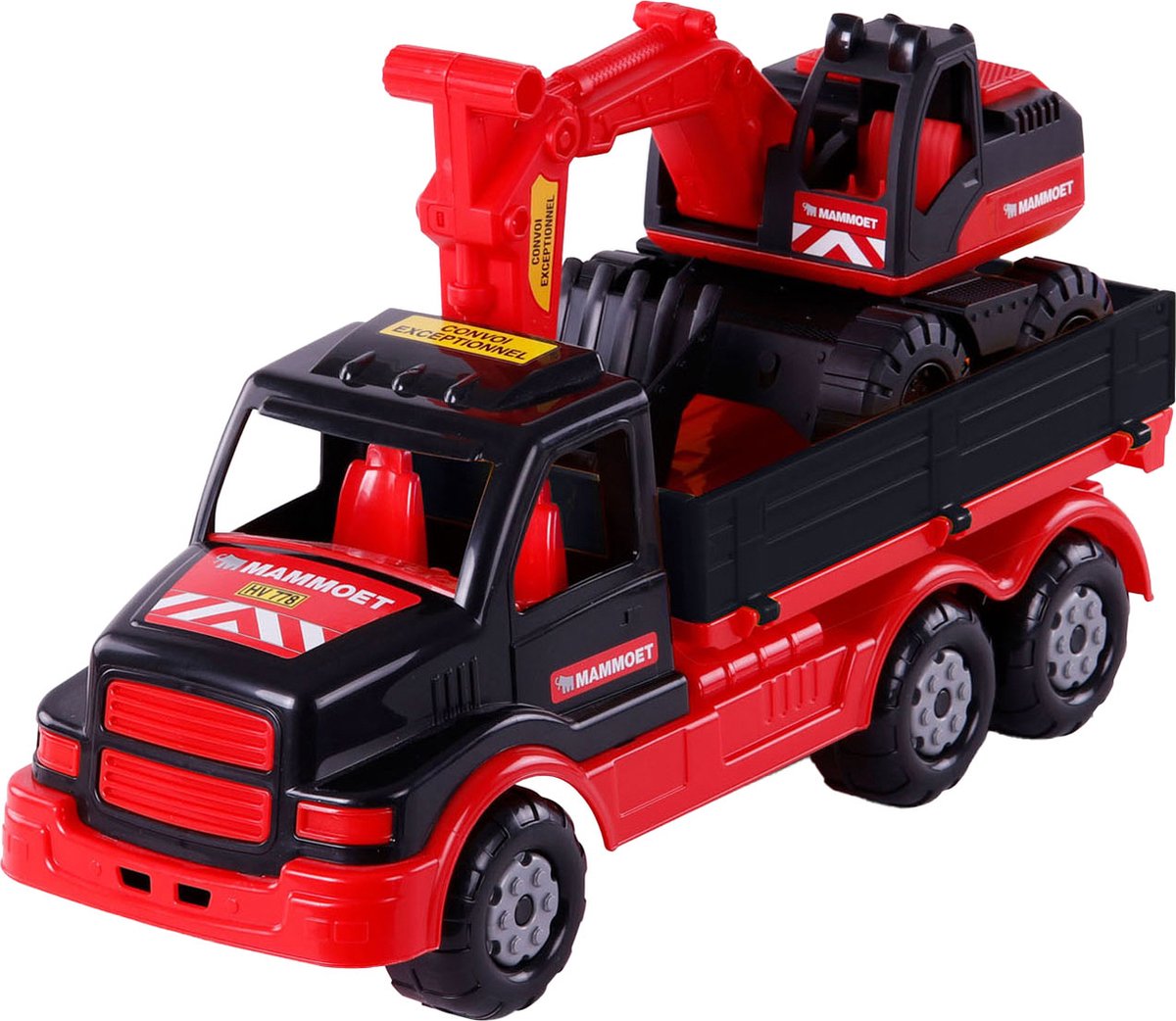 Cavallino Mammoet Torpedo Truck med gravemaskine, 44,5 cm