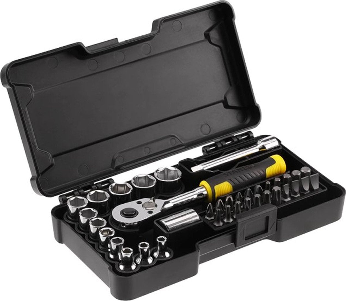 Stanley 1 4dr 37 stk kompakt fatningssæt - stmt82672-0