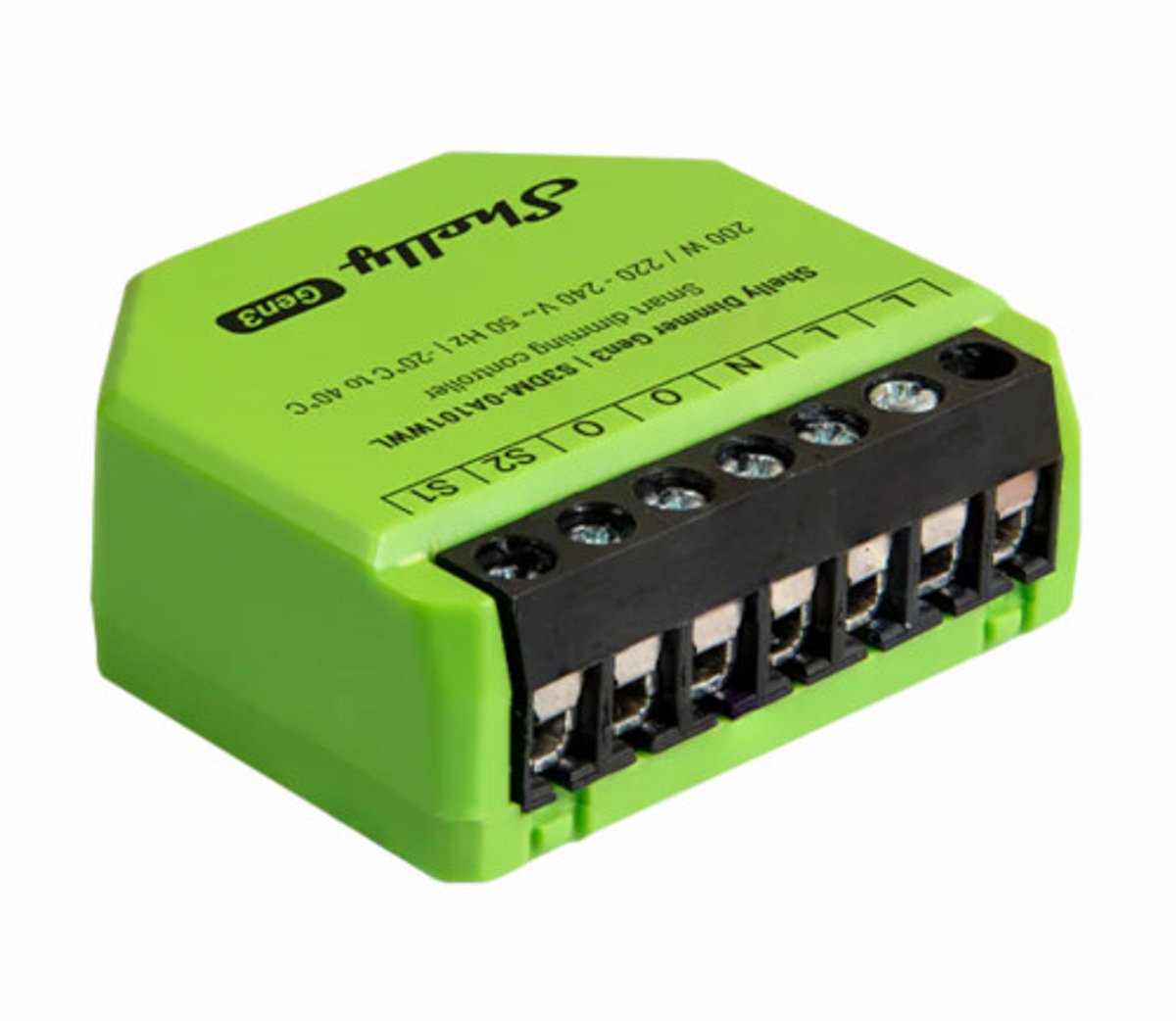Shelly lysdæmper gen3 wifi bluetooth