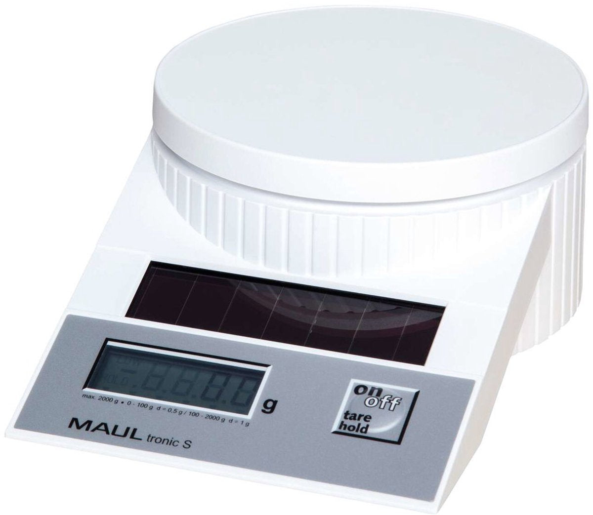 Maul bogstavvægt tronic s 2 kg solhvid