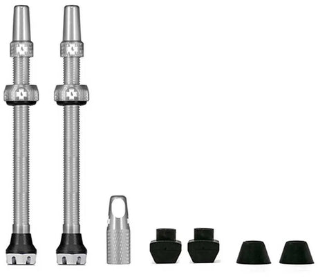 Muc-off v2 tubeless ventilsæt 44 mm, sølv
