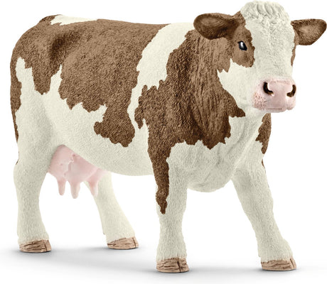 Schleich farm world - plettet kvæg - ko - figur - børnelegetøj til drenge og piger - 3 til 8 år - 13801