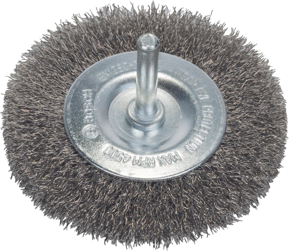Bosch 6mm skivebørste 80 korrugeret 0,2 rustfrit stål