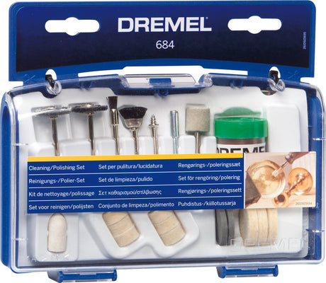 Dremel sæt til rengøring og polering - 684