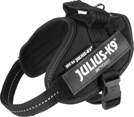Julius k9 julius-k9 idc strømsele - hundesele - xs - mini-mini - sort