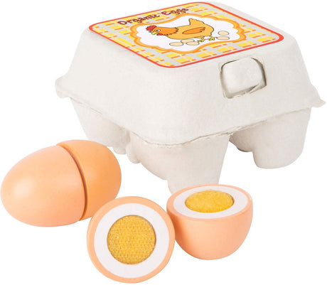 Lille fod - Træspil æg, 9dlg.