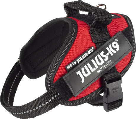 Julius k9 julius-k9 idc strømsele - hundesele - xs - mini-mini - rød