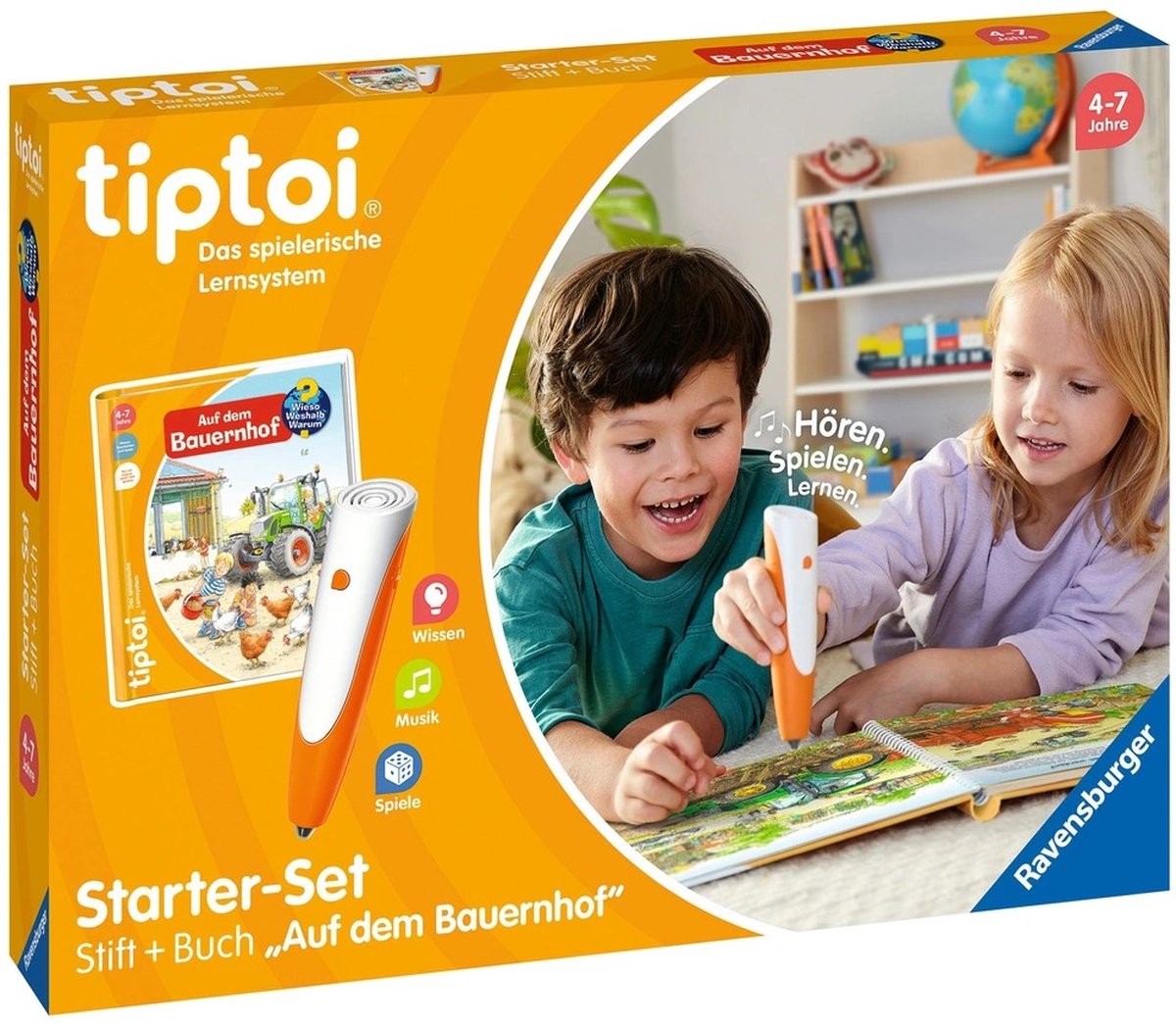 Tiptoi rav startsæt pin og bauer 00114