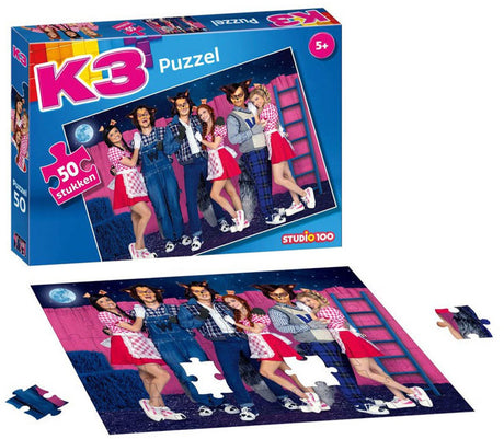 Studio 100 K3 Line Puzzle 3 Piglets and the Wolves, 50 ..