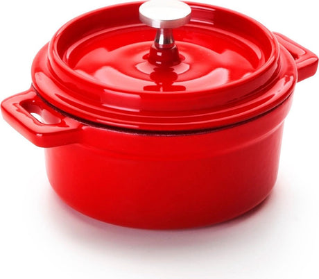 Ibili braadpan - emaille - ø 13cm - rood