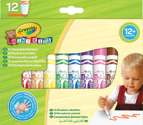 Crayola - mini børn - tusch - 12 tusch til børn