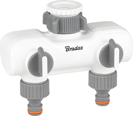 Bradas 2-vejs splitter vandfordeler - gw 1 -3 4