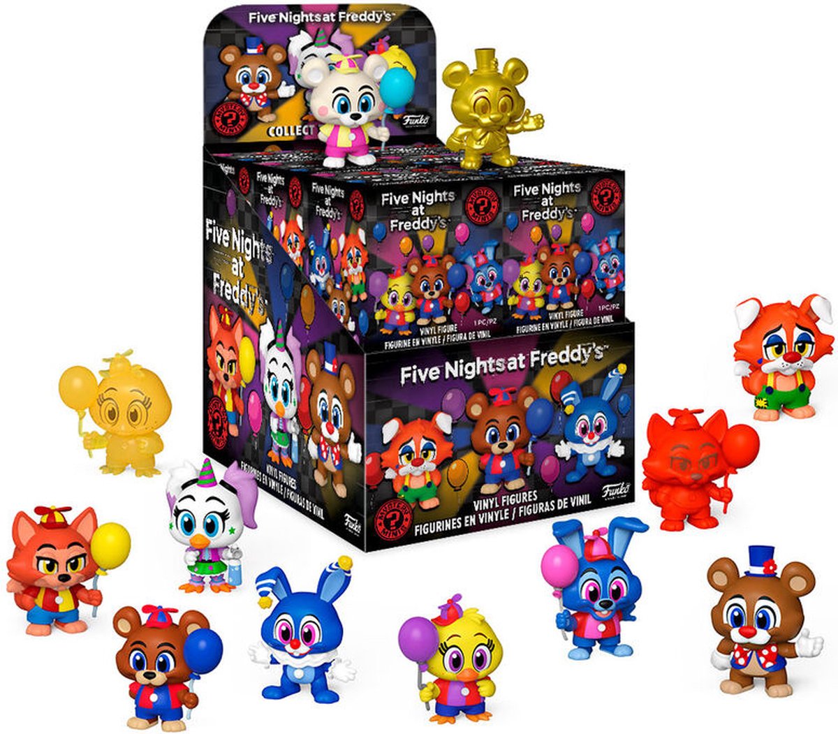 Funko mystery minis: fem nætter i freddys cirkusballon