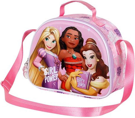 Charactermania - disney - prinsesse power-3d - termisk madpakke - snack - lilla