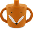 Trixie sippy kop - mr. fox - drikkekop til baby - anti-spild kop - til babyer fra 4 måneder - lavet af silikone - tåler opvaskemaskine