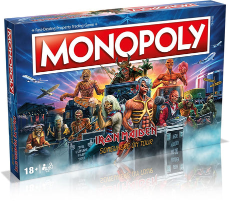 Vindertræk monopol - brætspil - iron maiden - engelsk