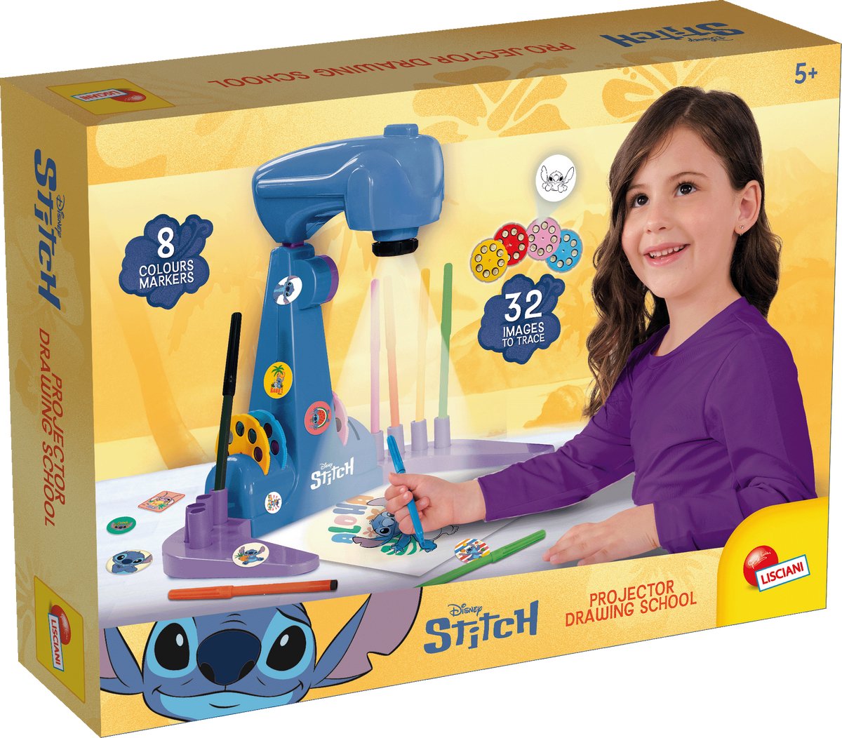 Lisciani stitch projektor tegneskole