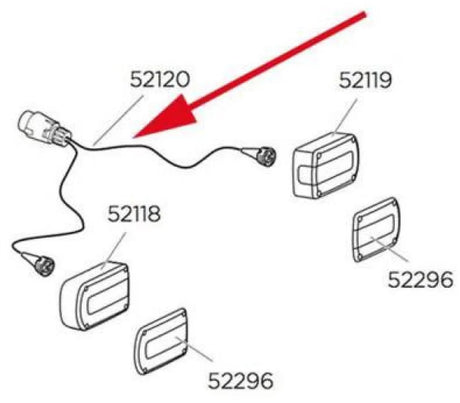 Thule kabelsæt 7p - tdd52120