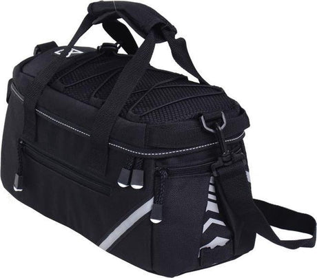 Willex bagagebæretaske 1200 - enkelt cykeltaske - 8 liter - sort