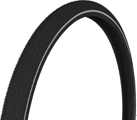 Dresco ydre dæk rejsende - dækstørrelse 28x1,75 - etrto størrelse 47-622 - anti-punktur dæk med anti-punktur system (aps) - med 3 mm breaker lag - sikker refleksion - lav rullemodstand - meget høj punkteringsmodstand - optimalt greb - sort