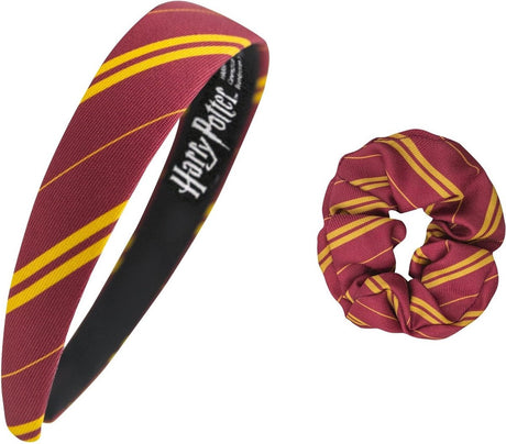 Cinereplicas harry potter - gryffindor pandebånd og scrunchie sæt - rød