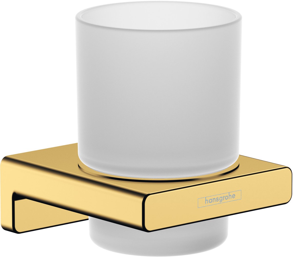 Hansgrohe addstoris glasholder med glas, poleret guld