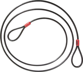 Abus loop kabel cobra 12 - stålkabel med plastkappe - sikkerhed til cykel- og motorcykeltilbehør - 1,8 meter lang, 12 mm tyk