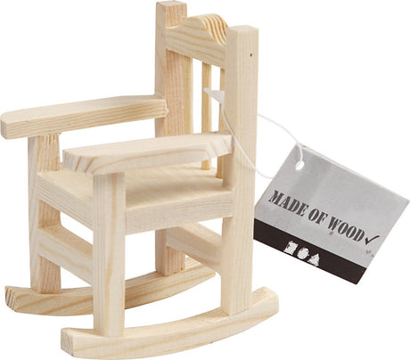 Creativ Company Wooden Mini Rocking Stol