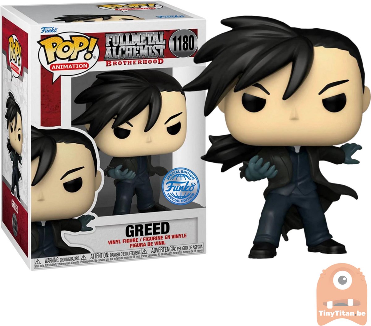 Funko pop! animation: fullmetal alkymist: broderskab - eksklusiv grådighed