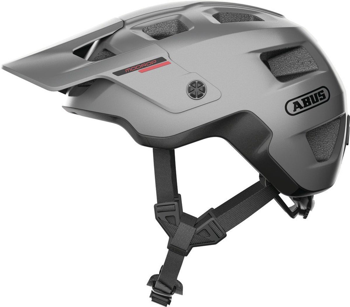 Abus fahrradhelm mtb modrop 68981-ti sølv-s