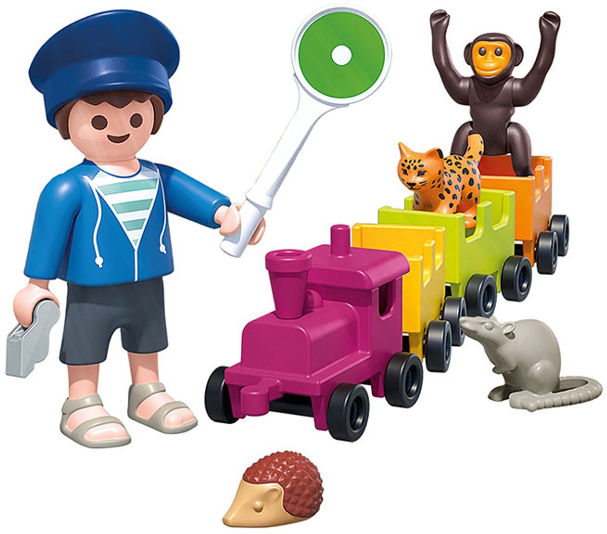Playmobil lille lokomotiv tur
