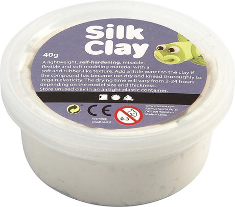 Silk clay https: www.cchobby.nl silk-ler-wit-40-gr-1-doosje