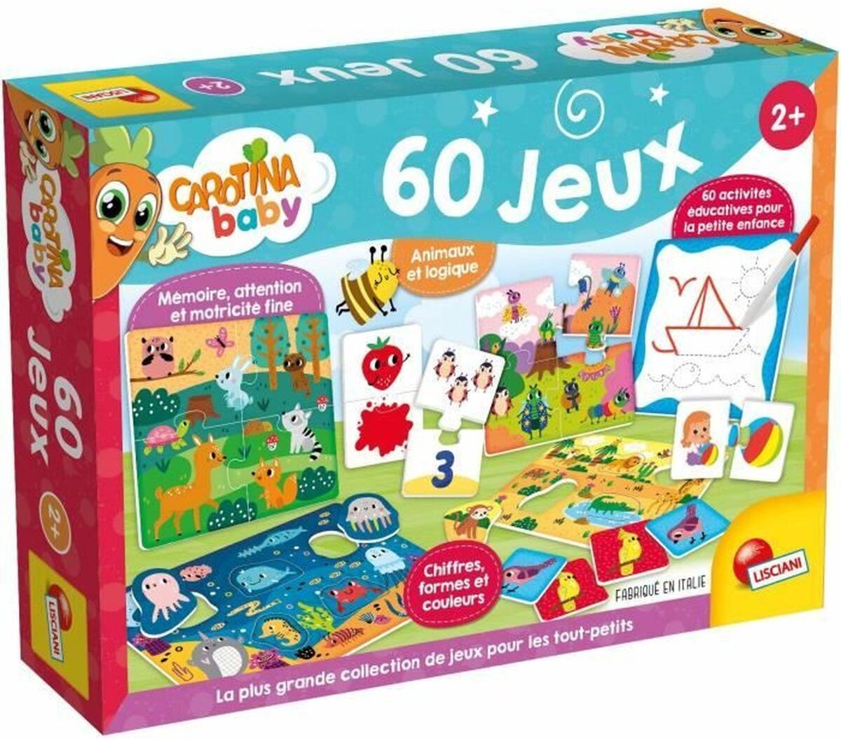 Lisciani carotina baby 60 jeux