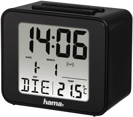 Hama vækkeur - terning - trådløs - sort