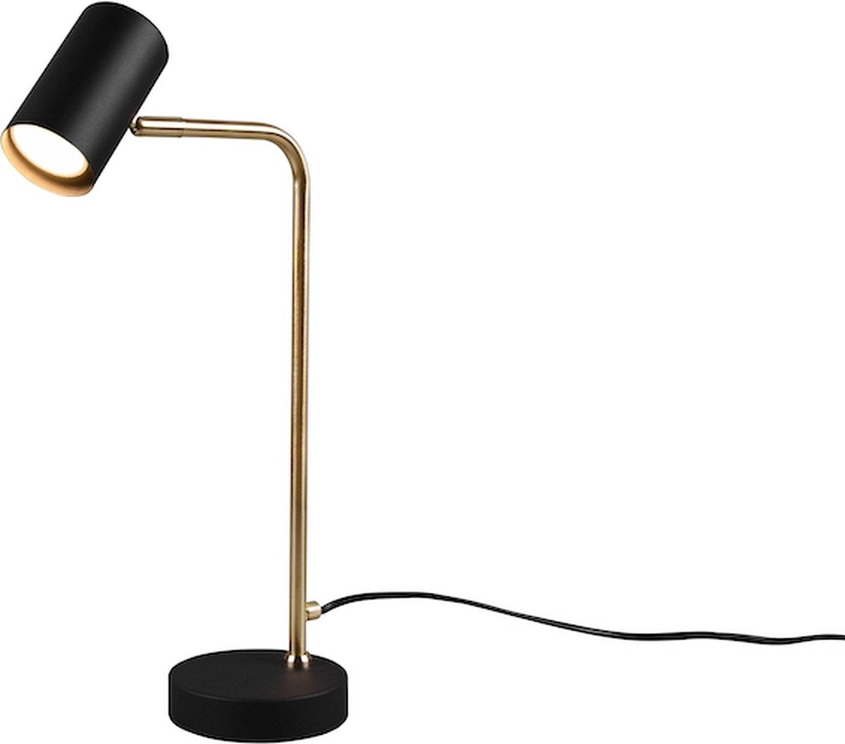 Trio Marley - bordlampe - messing mat - ekskl. 1x gu10 4,5w